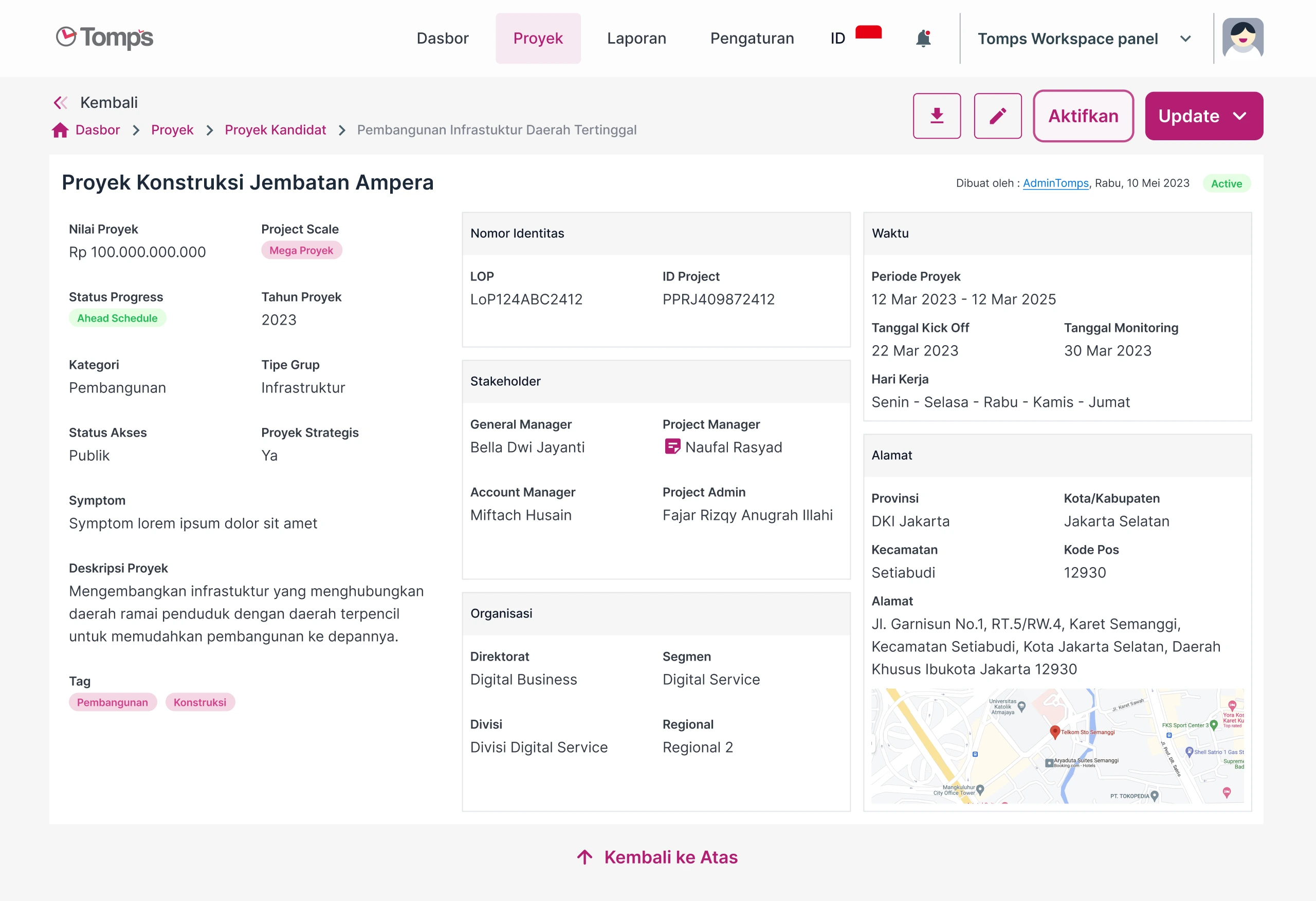 Tomps Project Management Apps